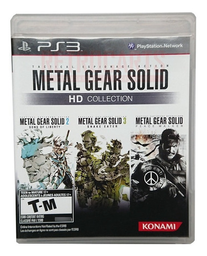 Metal Gear Hd Collection Playstation Ps3