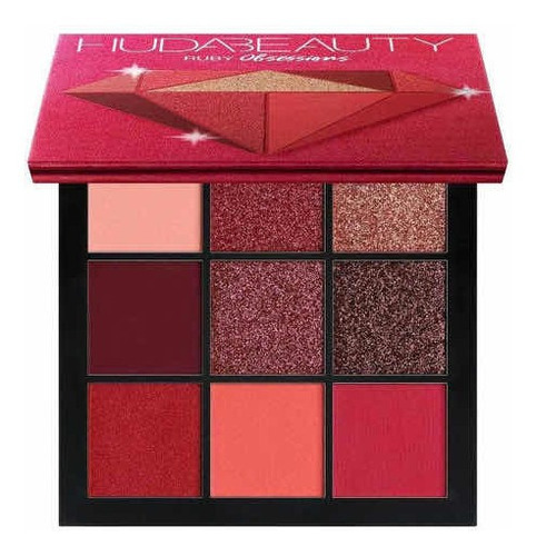 Huda Beauty Ruby Obsessions Paleta De Sombras