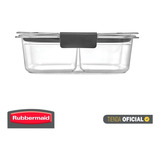 1pz Recipiente P/ Sandwich Rubbermaid® Con División, 3.2 Tz