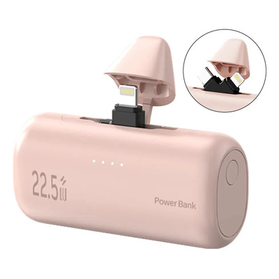 Jiditech Power Bank 5000mah Mini Batería Portátil Cargador, Carga Rápida 22.5w Compatible Con iPhone Y Android, Enchufe Giratorio, Diseño Pequeño Y Ligero Para Viajes Y Uso Diario, Mini8000 Power Bank | MercadoLibre