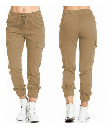 Pantalón Jogger Tipo Cargo For Dama