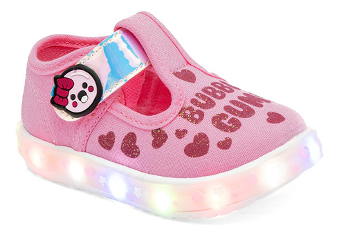 Tenis Luces Urbano Niña Bebe Bubble Gummers Remy Ii *848 T3