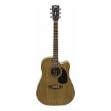 Guitarra Electroacústica Cort Standard Ad880ce Para Diestros Open Pore