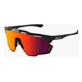 Lentes Scicon Aeroshade Kunken Bici Ciclismo Ruta Mtb Lente Rojo Armazón Negro