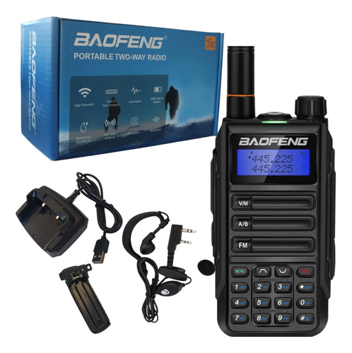 Radio Baofeng Prova D'agua Portátil Uv16 Plus Walkie Talk Fm