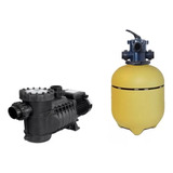 Kit Piscina Filtro Vc 50 + Bomba 0.75hp Autocebante Vulcano