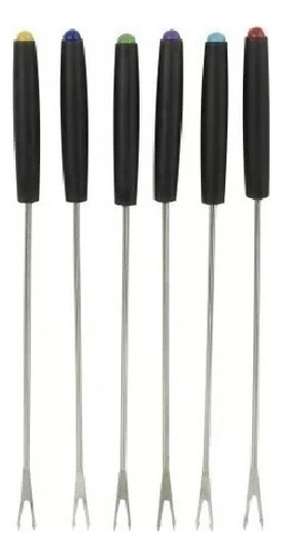 Pinches Para Fondue Mango Aceroinoxidable 6 Unidades