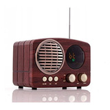 Parlante Radio Vintage Retro Portatil Bluetooth Fm Aux Tf Sd