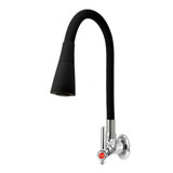 Torneira De Cozinha Monocomando Granville Metais Gourmet C80 Pared Black