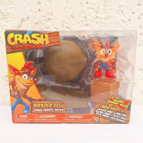 Crash Bandicoot Boulder Dash Diorama 