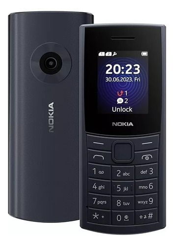 Celular Nokia 110 4g Dual Chip Bateria De Longa Duração Azul