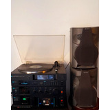 Giradiscos Sansui Da-p500+ Sansui Da-t500 + Sony Ss-l90vh