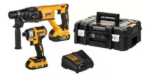 Combo Martelete Dch133 + Parafusadeira Dcf7871 20v Dewalt