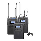 Microfone Sem Fio Dual-channel By-wm8 Pro-k2 Omnidirecional