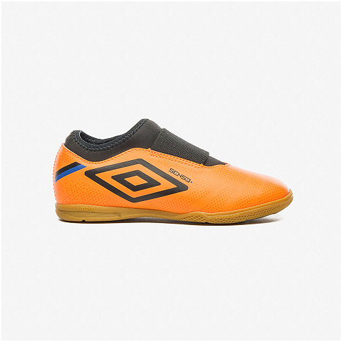 Chuteira Umbro Sense Futsal Infantil Laranja