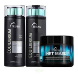 Kit Truss Shampoo E Condicionador Equilibrium + Net Mask