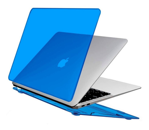 Capa Case Macbook Air 13 A1466 2010 Ate 2017 - Azul Royal 