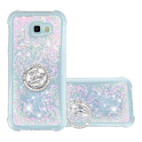 Funda Para Galaxy A7 2017 Cute Bling Glitter Liquid Casl1143