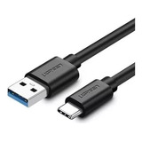 Cable Ugreen Usb 3.0 Ugreen Para Type-c 20881, Color Negro