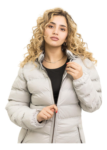 Campera Mujer Inflable Importada Reversible