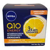 Nivea Q10 Energy Crema Antiarrugas Noche Vitamina C + E