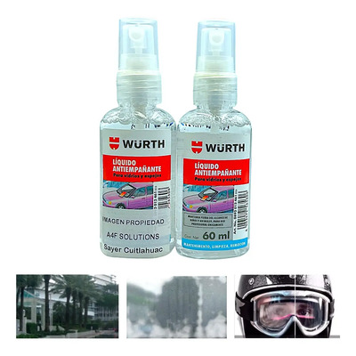 Wurth Liquido Antiempañante Para Vidrios Y Espejos 2 Pz | MercadoLibre