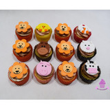 Cupcakes Tematicos Granja De Zenon - Animales Cumpleaños