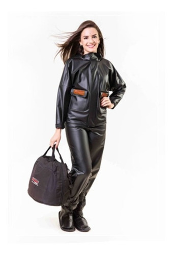 Traje De Lluvia Para Moto Proter Mujer Brasil Solomototeam