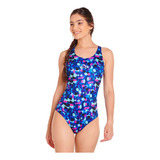 Traje Baño Malla Natacion Resistente Cloro Heracles Estampa