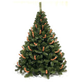 Árbol De Navidad Extra Lujo Arrayán 1,80 Mts. Único!- Sheshu Color Verde Oscuro