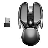 Receptor Usb Ergonómico De Mouse Inalámbrico Gris