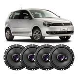 Kit 04 Alto Falante Pioneer Polo Hatch 6 Polegadas 200w 4 P