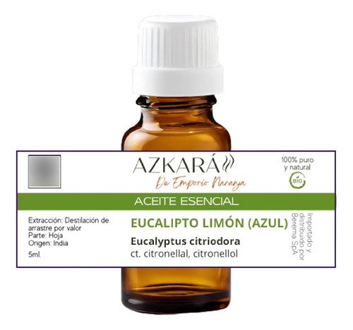 Aceite Esencial Eucalipto Limón (60 Variedades Disponibles)