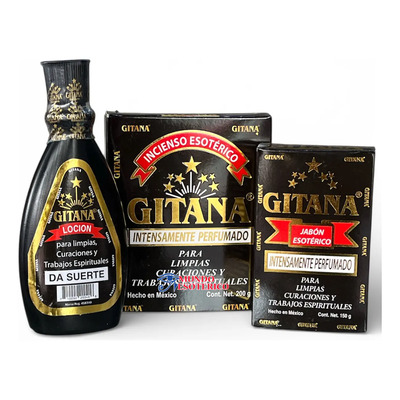Kit Jabon, Incienso Y Locion De La Gitana - Suerte Y Limpia