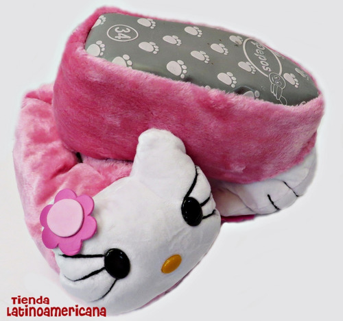 Babuchas Hello Kitty Para Niñas Suela Antideslizante 