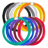 50 M * Cabo Flexível 1mm² Cabinho 1mm Colorido 17awg