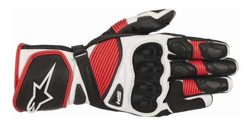 Alpinestars Guante Unisex Para Adulto (negro/blanco/rojo, Gr