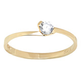 Amor Eterno - Compromiso / Anillo Circulo / Oro 14k Solido