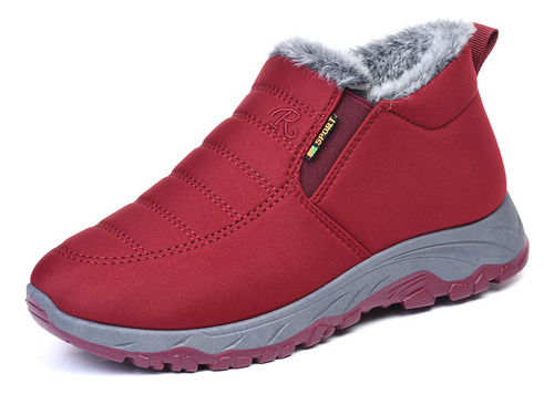 Zapatillas Deportivas Con Forro Polar Cálido Para Mujer