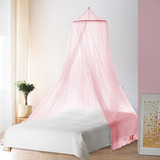 Dosel De Tela De Tul Mosquitera Para Cama Matrimonial Rosa