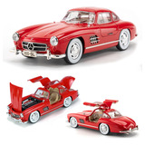 Mercedes Benz 300sl Miniatura Metal Coche Clásico Época 1/24