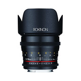 Lente Rokinon Cine Ds 50mm T1.5 As If Para Nikon -negro