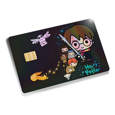 Sticker Tarjeta Bancaria Harry Potter Calcomanía | Meses sin interés