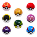 8pcs Tipos/conjunto De Pokemon Bola Figura Acción De Juguete