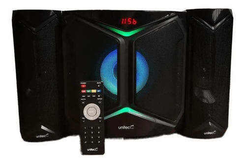 Parlantes 2.1 Sistema Sonido Multimedia Iluminación Control