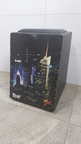 Cajon Elétrico Tok Nobre Com Capa Almofadada