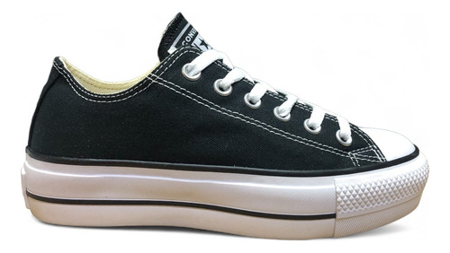 Zapatilla Mujer All Star Converse Plataforma Low Negro