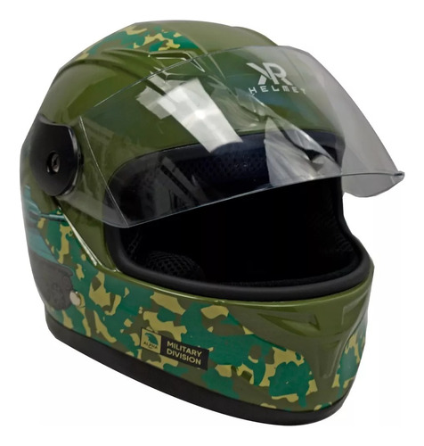 Casco Cerrado Infantil C/luz Brillante Special Force