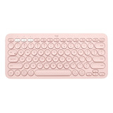 Logitech K380, Teclado Bluetooth Multi-dispositivo - Rosado Color Del Teclado Rosa Idioma Español