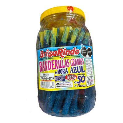  Banderillas Grandes Brisarindo Mora Azul  | MercadoLibre